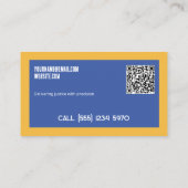 Prozess-Service Custom QR Visitenkarte (Rückseite)