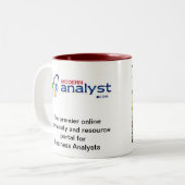 Prozessanalyse-zu Hause - Zweifarbige Tasse (Vorderseite Links)