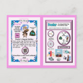 Prozessassistent - Promethium-Element Postkarte (Rückseite)