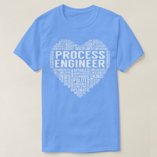 Prozessingenieur Herz T-Shirt (Design vorne)