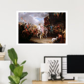 Prozession an den Roiall Justs Holden in Smithfiel Poster (Heimbüro)