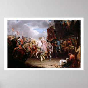 Prozession an den Roiall Justs Holden in Smithfiel Poster