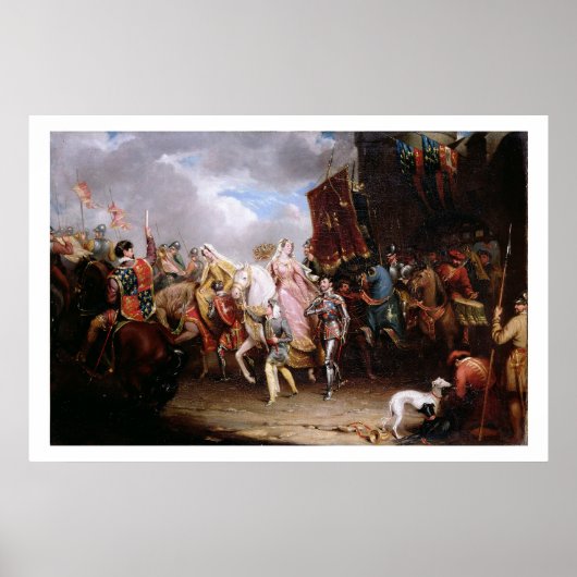 Prozession an den Roiall Justs Holden in Smithfiel Poster (Vorne)