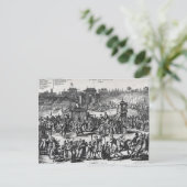 Prozession aus den Toren Macaus Postkarte (Stehend Vorderseite)