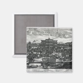 Prozession aus Macau, eine Illustration Magnet (Vorderseite/Rückseite)