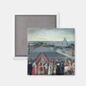 Prozession der Bruderschaft Saint-Michel Magnet (Vorderseite/Rückseite)