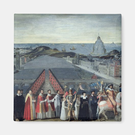 Prozession der Bruderschaft Saint-Michel Magnet (Vorne)
