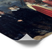 Prozession der Bruderschaft Saint-Michel Poster (Ecke)