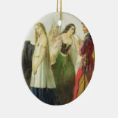 Prozession der Charaktere von Shakespeare (Öl an Keramikornament (Rechts)