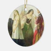 Prozession der Charaktere von Shakespeare (Öl an Keramikornament (Links)