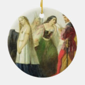 Prozession der Charaktere von Shakespeare (Öl an Keramikornament (Hinten)