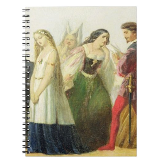 Prozession der Charaktere von Shakespeare (Öl an Notizblock (Vorderseite)