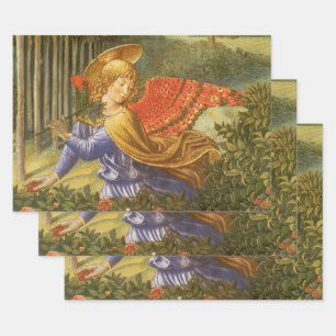 Prozession der Heiligen Drei Könige Engel von Beno Geschenkpapier Set