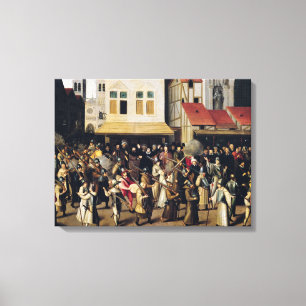 Prozession der heiligen Liga im Jahre 1590 Leinwanddruck