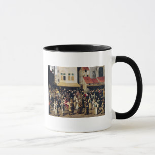 Prozession der heiligen Liga im Jahre 1590 Tasse