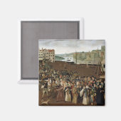 Prozession der Heiligen Liga Magnet (Vorderseite/Rückseite)