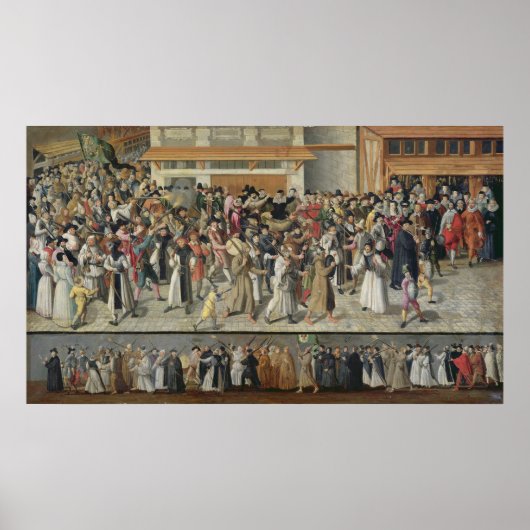 Prozession der Heiligen Liga Poster (Vorne)