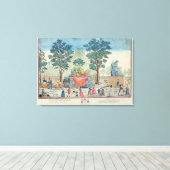 Prozession des Landwirtschafts-Chariot Leinwanddruck (Insitu (Holzboden))