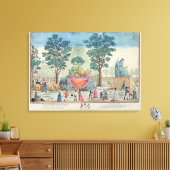 Prozession des Landwirtschafts-Chariot Leinwanddruck (Insitu (Wohnzimmer))