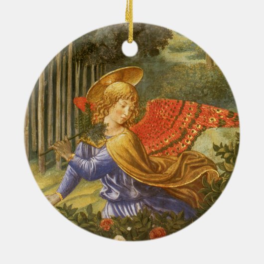 Prozession des Magi-Engels von Benozzo Gozzoli Keramik Ornament (Hinten)