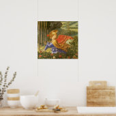 Prozession des Magi-Engels von Benozzo Gozzoli Poster (Küche)