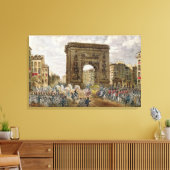 Prozession des Papstes Pius VII in Paris Leinwanddruck (Insitu (Wohnzimmer))