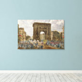 Prozession des Papstes Pius VII in Paris Leinwanddruck (Insitu (Holzboden))