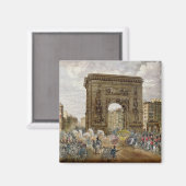 Prozession des Papstes Pius VII in Paris Magnet (Vorderseite/Rückseite)