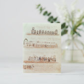 Prozession des St. Patrick's Day Postkarte (Stehend Vorderseite)