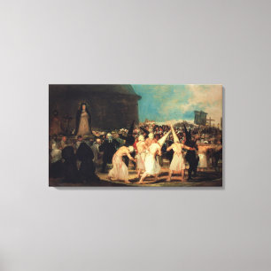 Prozession Francisco Jose de Goya y Lucientes Leinwanddruck