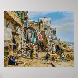 Prozession in Jaffa | Gustav Bauernfeind | Poster