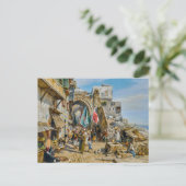 Prozession in Jaffa | Gustav Bauernfeind | Postkarte (Stehend Vorderseite)