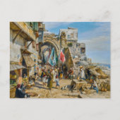 Prozession in Jaffa | Gustav Bauernfeind | Postkarte (Vorderseite)