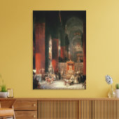 Prozession in Sevilla Kathedrale, 1833 (Öl auf Can Leinwanddruck (Insitu (Wohnzimmer))