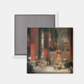 Prozession in Sevilla Kathedrale, 1833 (Öl auf Can Magnet (Vorderseite/Rückseite)