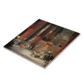 Prozession in Sevilla-Kathedrale, 1833 (Öl auf Fliese (Seite)