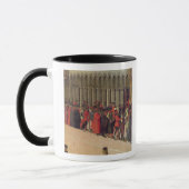 Prozession in St Mark Quadrat, Detail von musicia Tasse (Links)