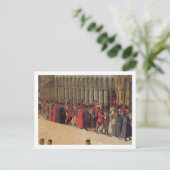 Prozession in St. Markusplatz, Detail musicia Postkarte (Stehend Vorderseite)