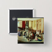 Prozession von Corpus Christi in Sevilla Button (Vorne & Hinten)