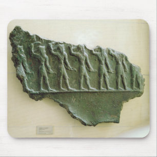 Prozession von Elamite Kriegern, Susa, der Iran, Mousepad