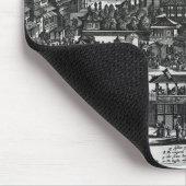 Prozession von Macao, eine Illustration Mousepad (Ecke)