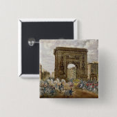 Prozession von Papst Pius VII in Paris Button (Vorne & Hinten)