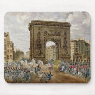 Prozession von Papst Pius VII in Paris Mousepad
