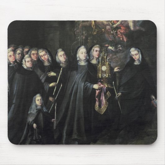 Prozession von St. Clare mit dem heiligen Mousepad (Vorne)