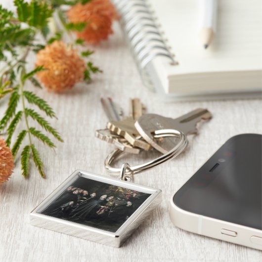 Prozession von St. Clare mit dem heiligen Schlüsselanhänger (Seite)