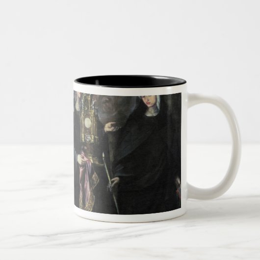 Prozession von St. Clare mit dem heiligen Zweifarbige Tasse (Rechts)