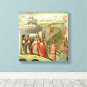 Prozession von St. Gregory zum Castel San Angelo Leinwanddruck (Insitu (Holzboden))