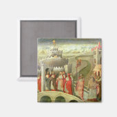 Prozession von St. Gregory zum Castel San Angelo Magnet (Vorderseite/Rückseite)