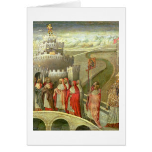 Prozession von St Gregory zum Castel St. Angelo