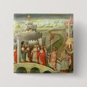 Prozession von St Gregory zum Castel St. Angelo Button